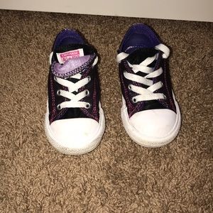 Purple Sparkle Converse
